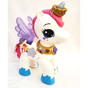 Vtech Style and Glam On Unicorn With‎ Wings Pony Interactive See Video
